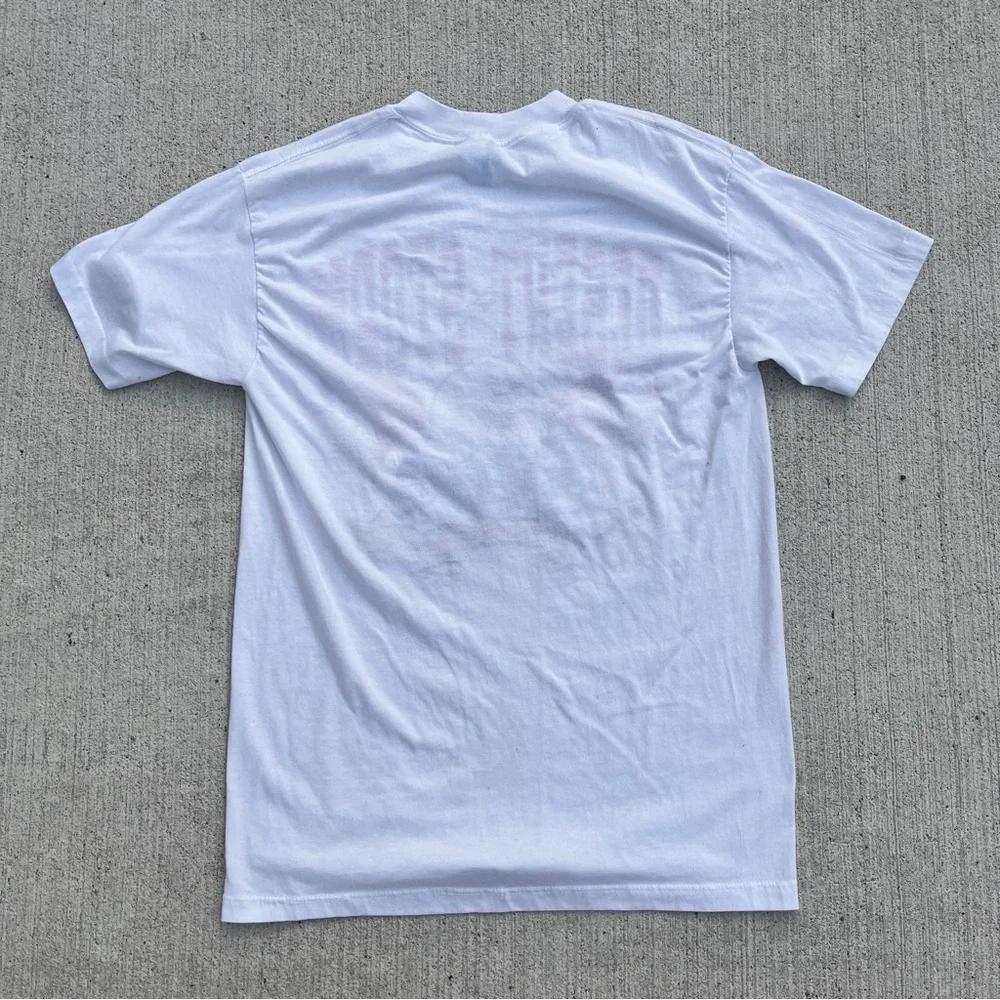 Vintage White Desert Storm USA Americana Military Single Stitch T-shirt Large - Picture 4 of 4